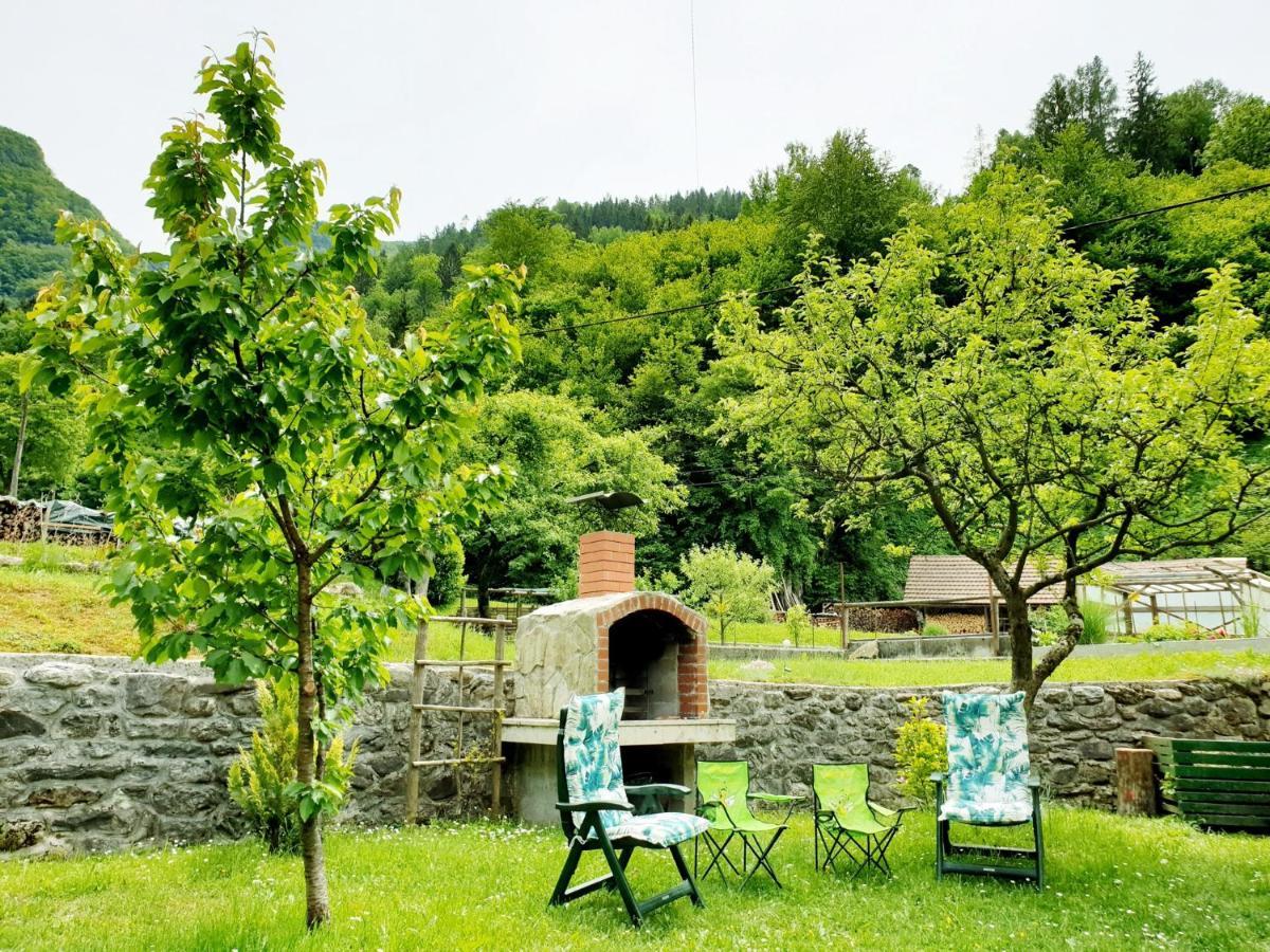 Apartment And Garden House Among The Mountains Podbrdo Extérieur photo
